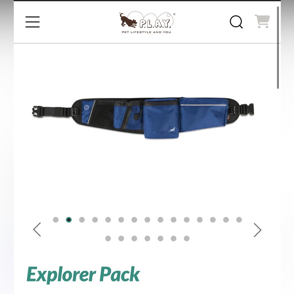 Brand New P.L.A.Y.  Explorer Pack in Blue